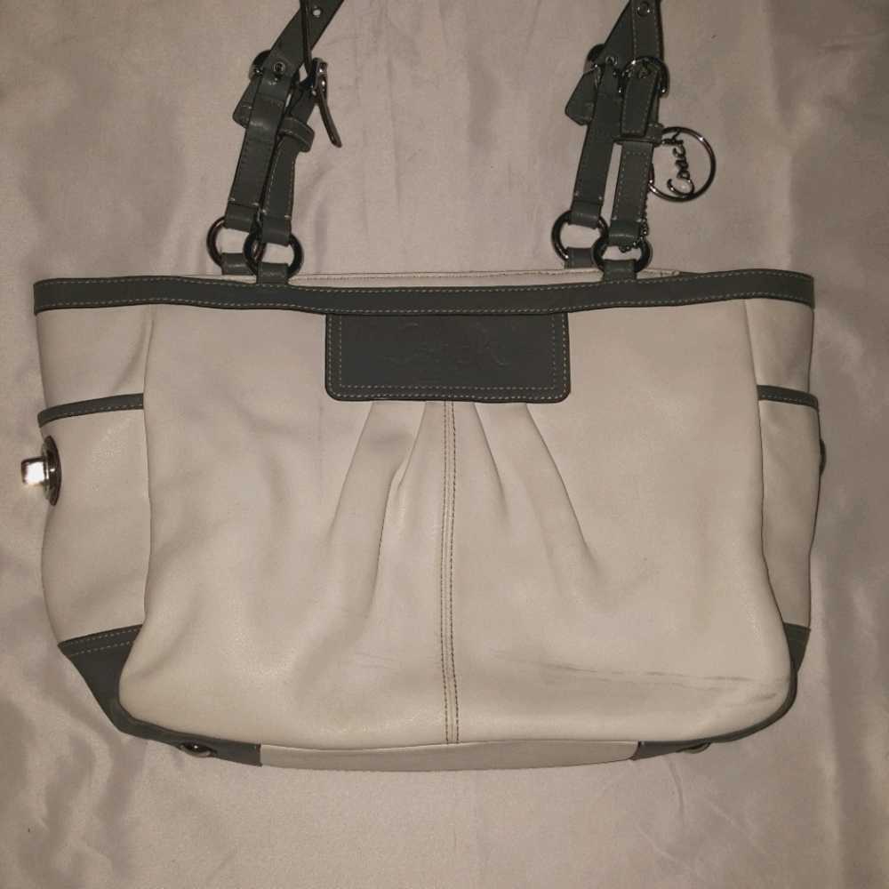 COACH Pleated E/W Gallery Tote F13759 - Picture 1 of 7